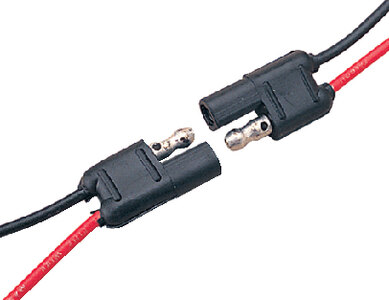 POLARIZED CONNECTOR 2 WIRE PLUG AND SOCKET (SEA DOG LINE)